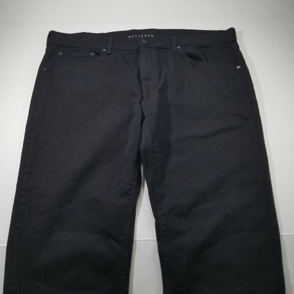 Mott & Bow Men's Classic Slim Jeans Size 40x32 Black Denim - Picture 3 of 10